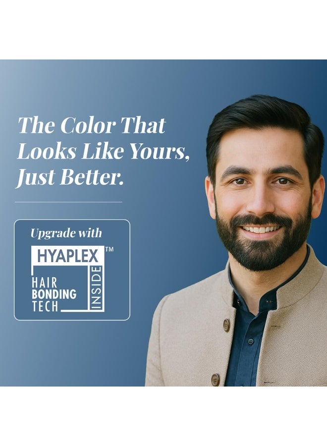 ثريفيكو كريم صبغة شعر دائمة من ثرايف كو | تغطية كاملة للشعر الأبيض بنسبة 100% | خالٍ من الأمونيا | يدوم طويلاً، لا يسبب تلفًا للشعر، ويمنحه نعومة ولمعانًا | بتقنية Hyaplex™ لتقوية روابط الشعر، مناسب لجميع أنواع الشعر | للرجال | لون أسود طبيعي | 70 مل (عبوة من قطعتين) - Image 3